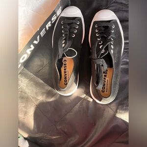 Converse Men’s Black and White Jack Purcell Sneakers new size 10